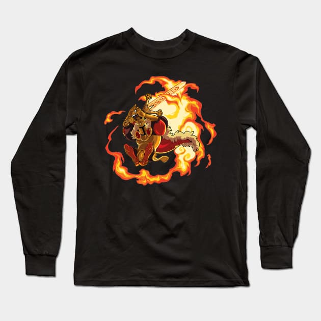 All Hail The King Long Sleeve T-Shirt by Retrollectors